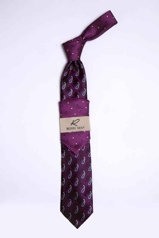 Rossi Man Tie and Pocket Round TT259-2