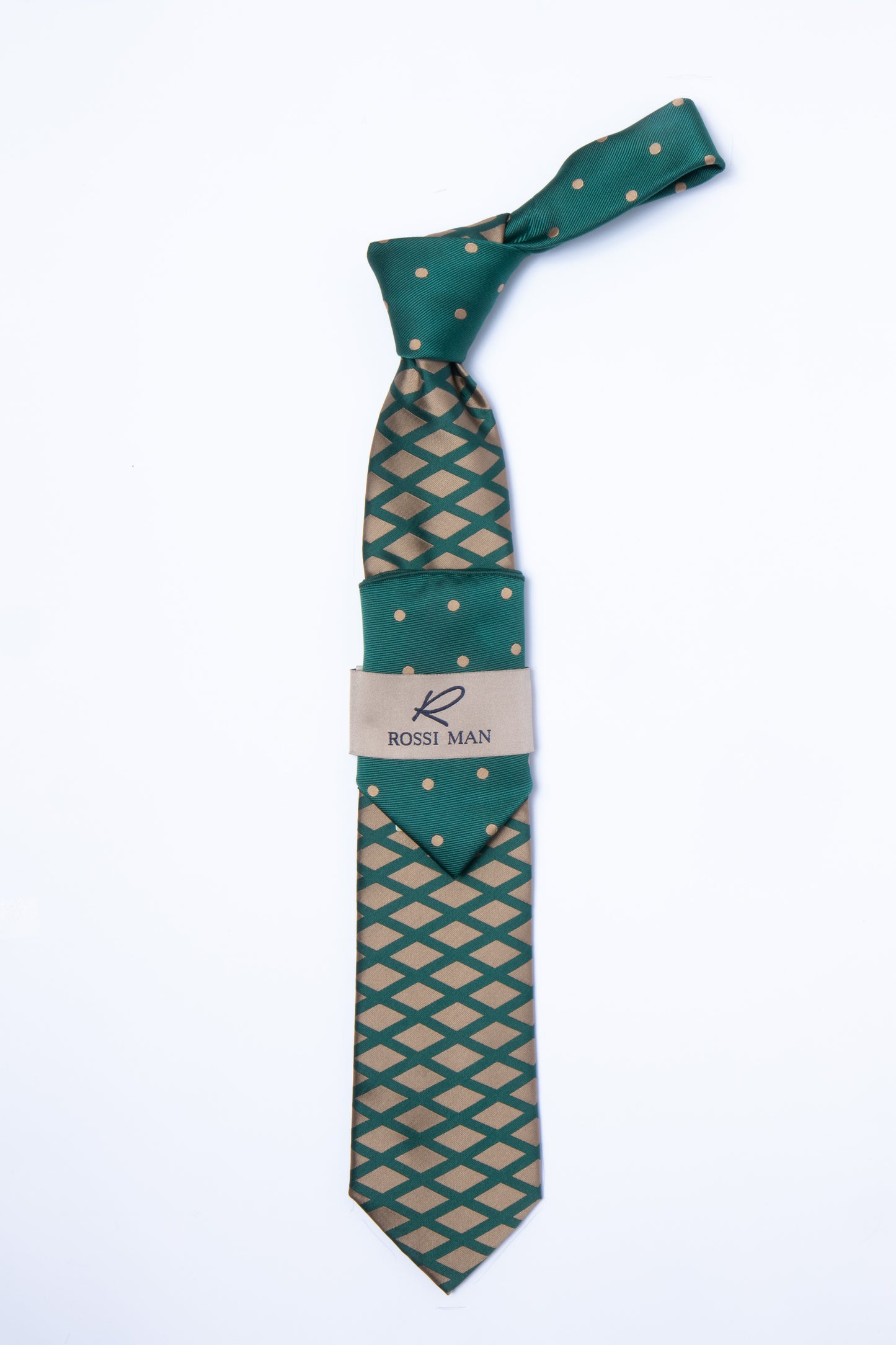 Rossi Man Tie and Pocket Round TT317-6