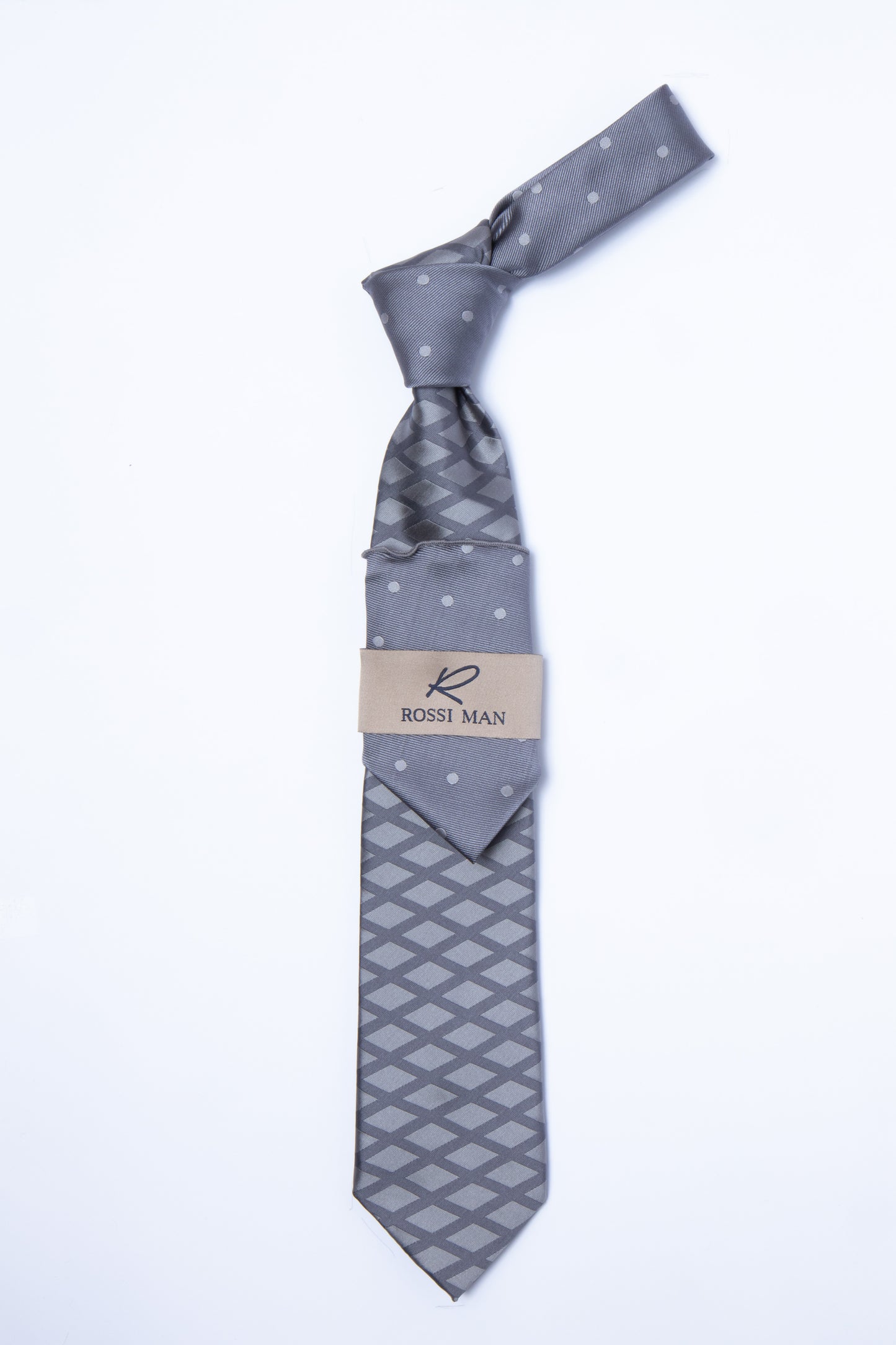 Rossi Man Tie and Pocket Round TT317-7