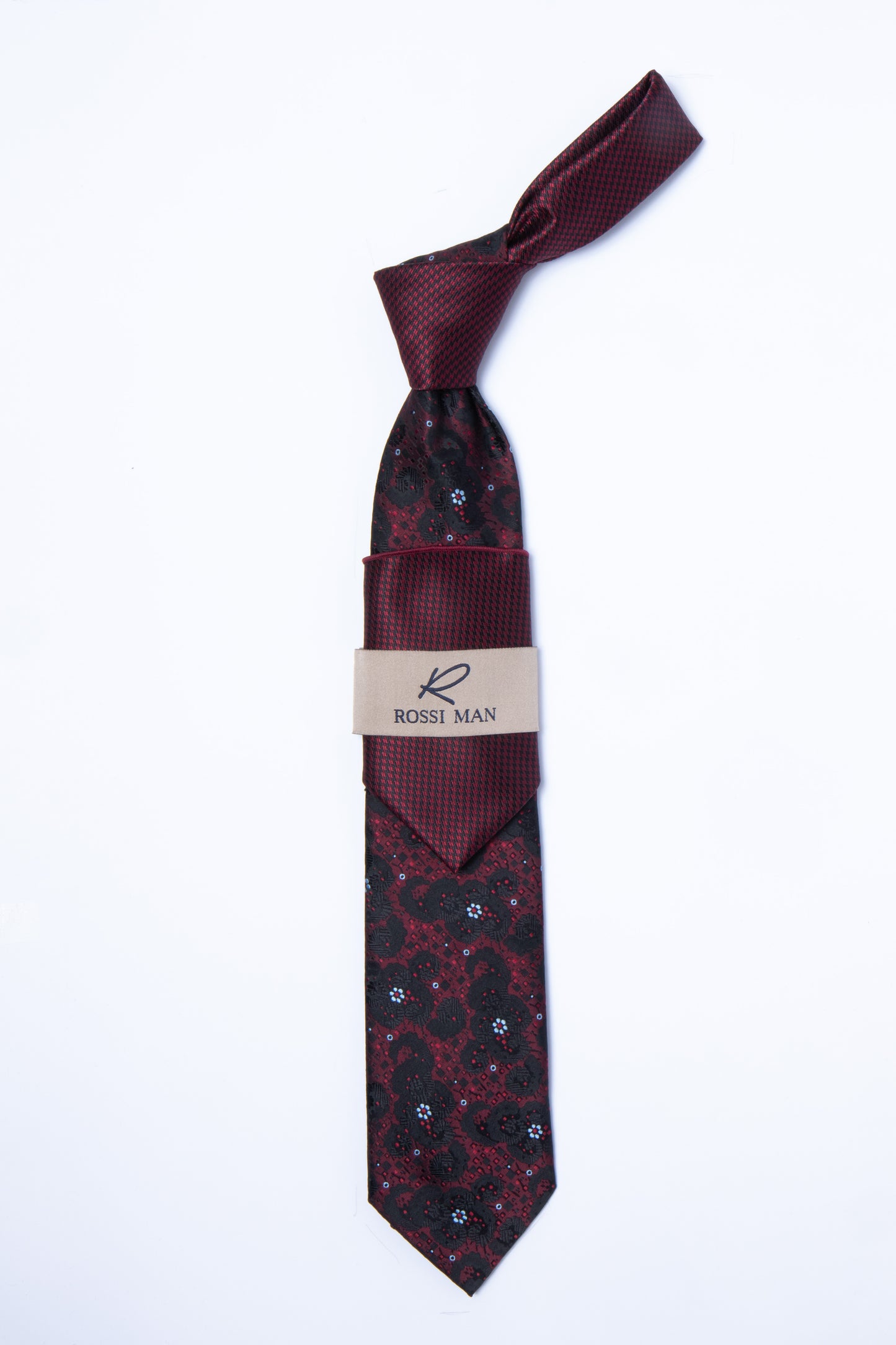 Rossi Man Tie and Pocket Round TT319-3