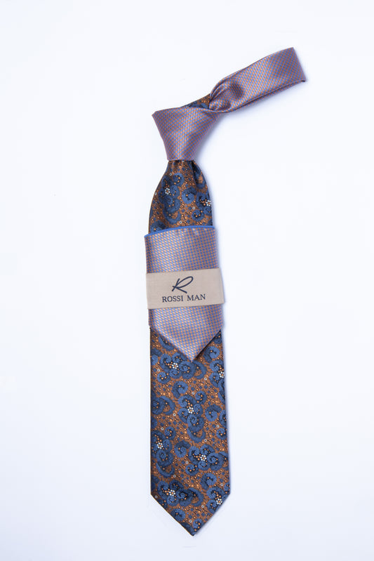 Rossi Man Tie and Pocket Round TT319-4