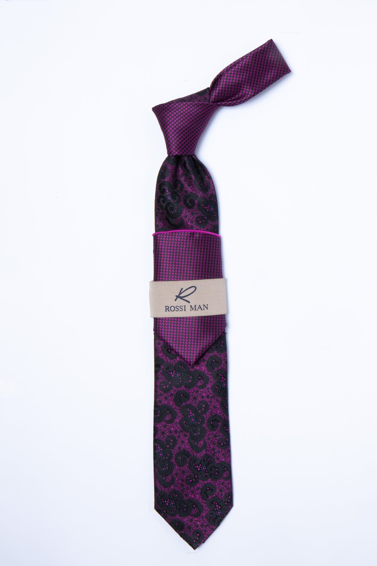 Rossi Man Tie and Pocket Round TT319-5