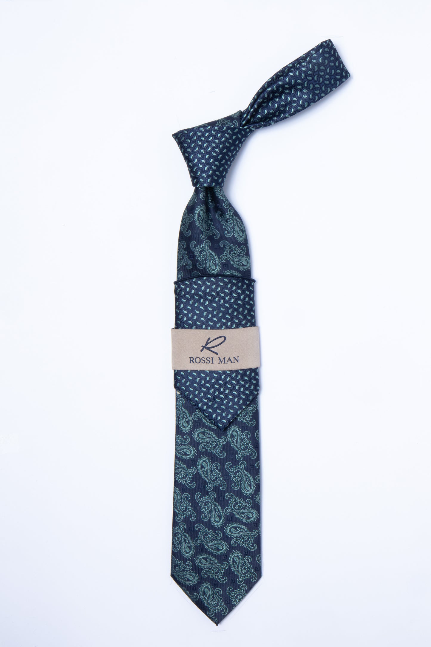 Rossi Man Tie and Pocket Round TT320-3