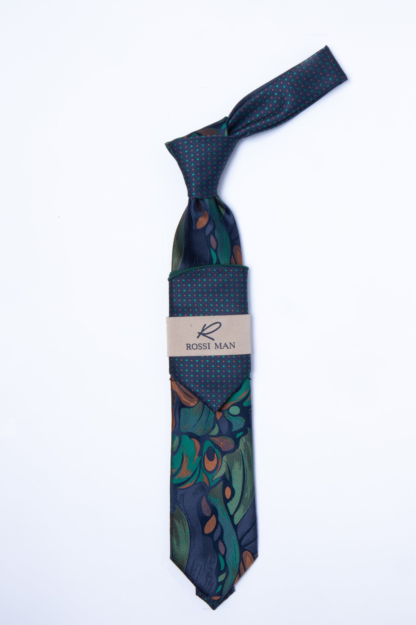 Rossi Man Tie and Pocket Round TT321-1
