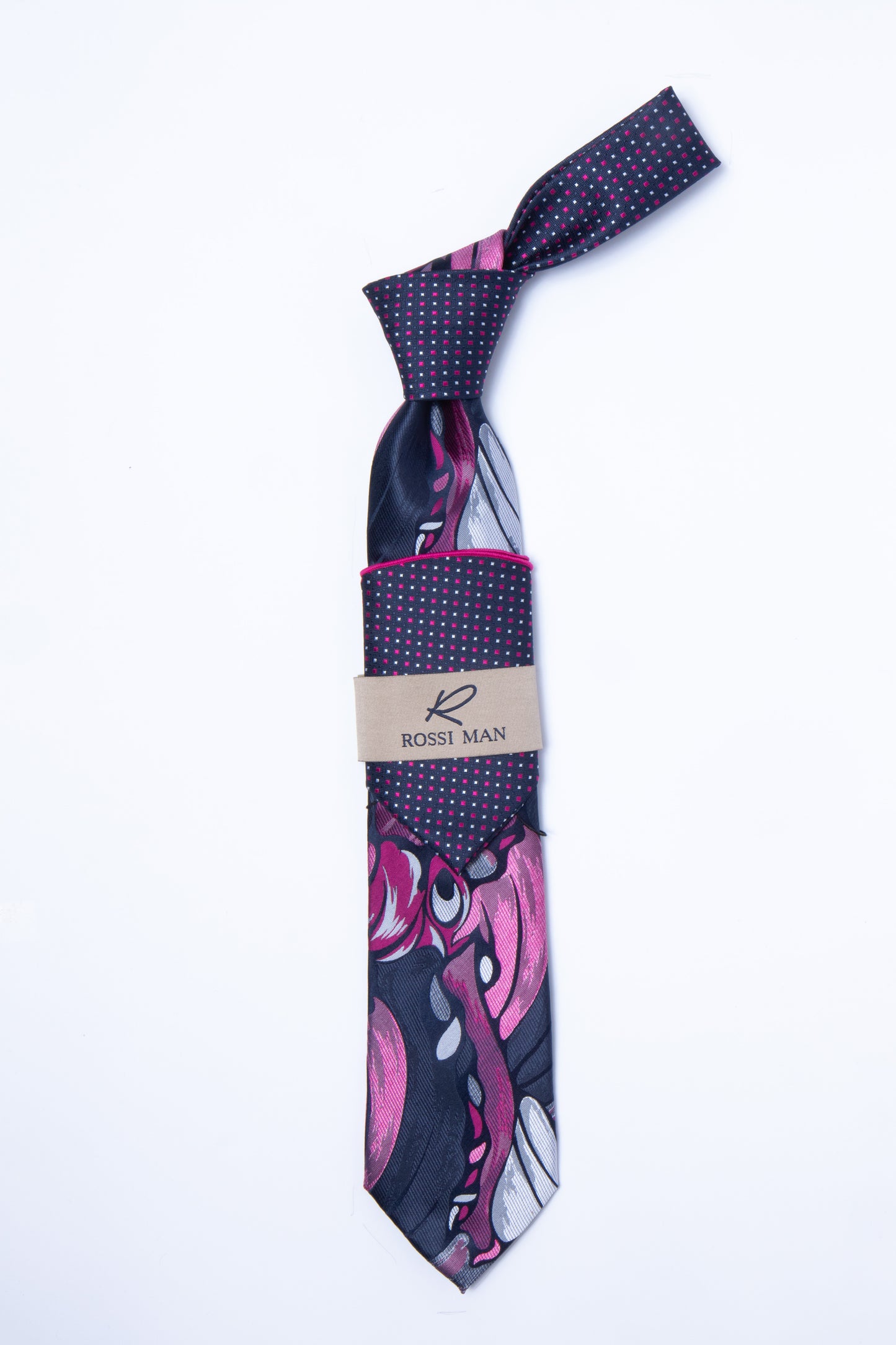 Rossi Man Tie and Pocket Round TT321-2