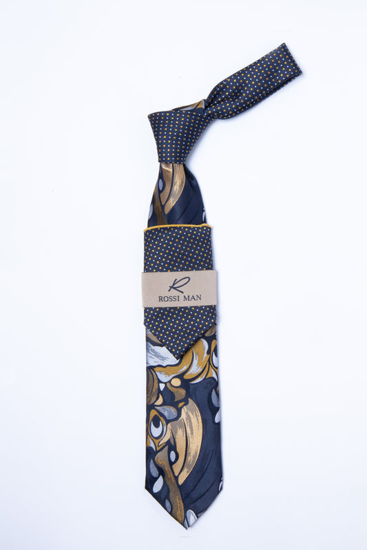 Rossi Man Tie and Pocket Round TT321-3
