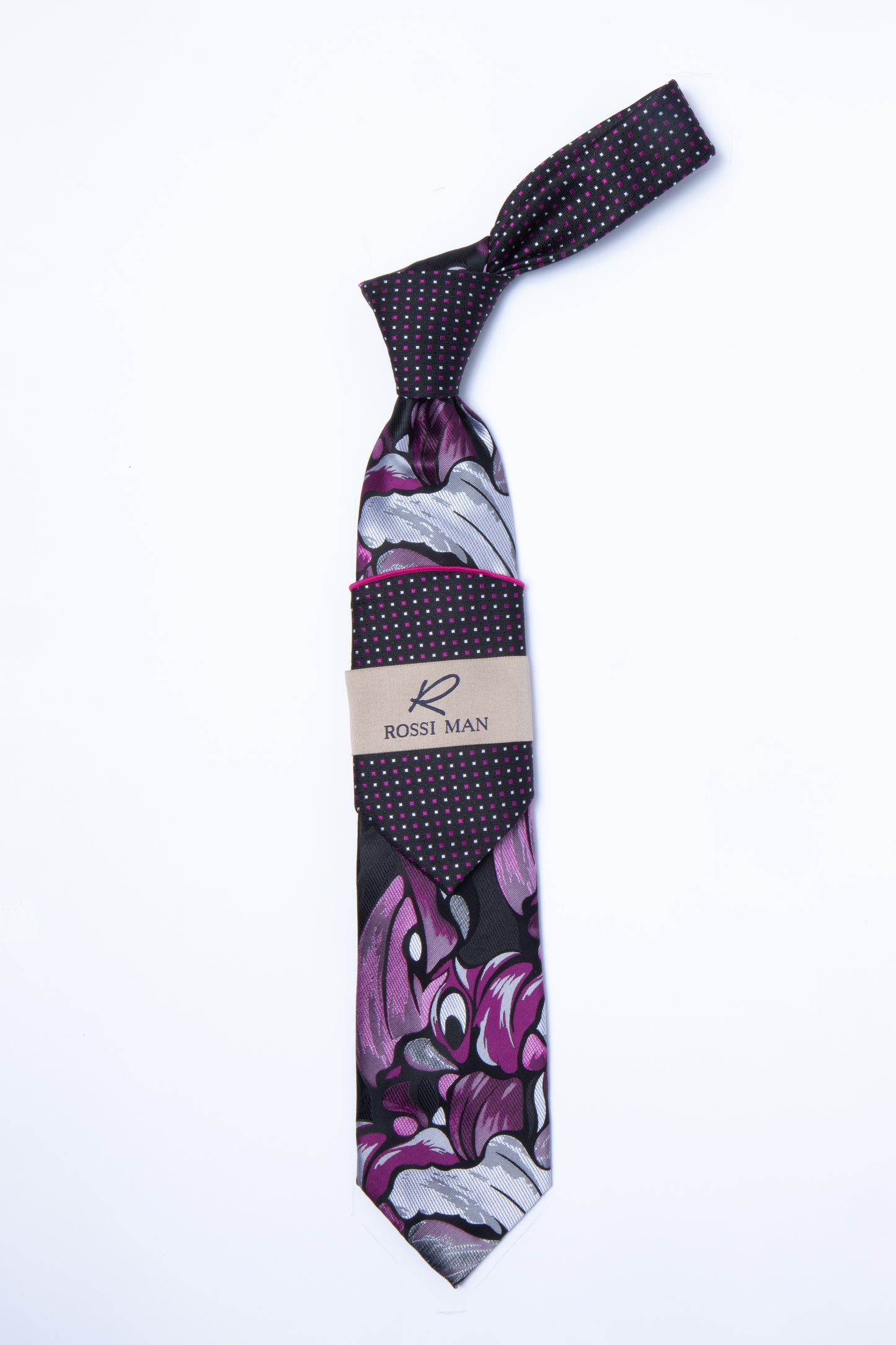 Rossi Man Tie and Pocket Round TT321-4