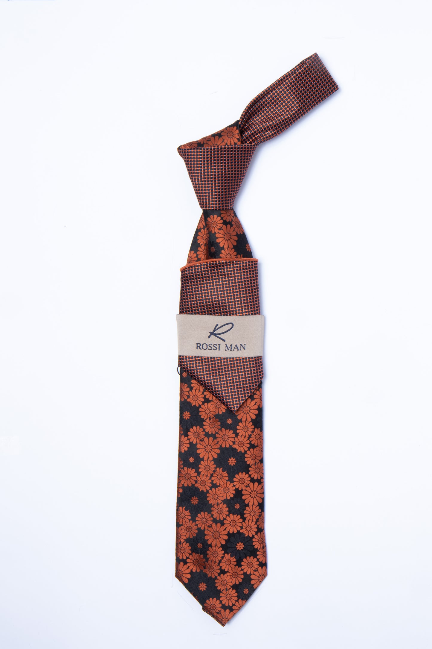 Rossi Man Tie and Pocket Round TT324-5