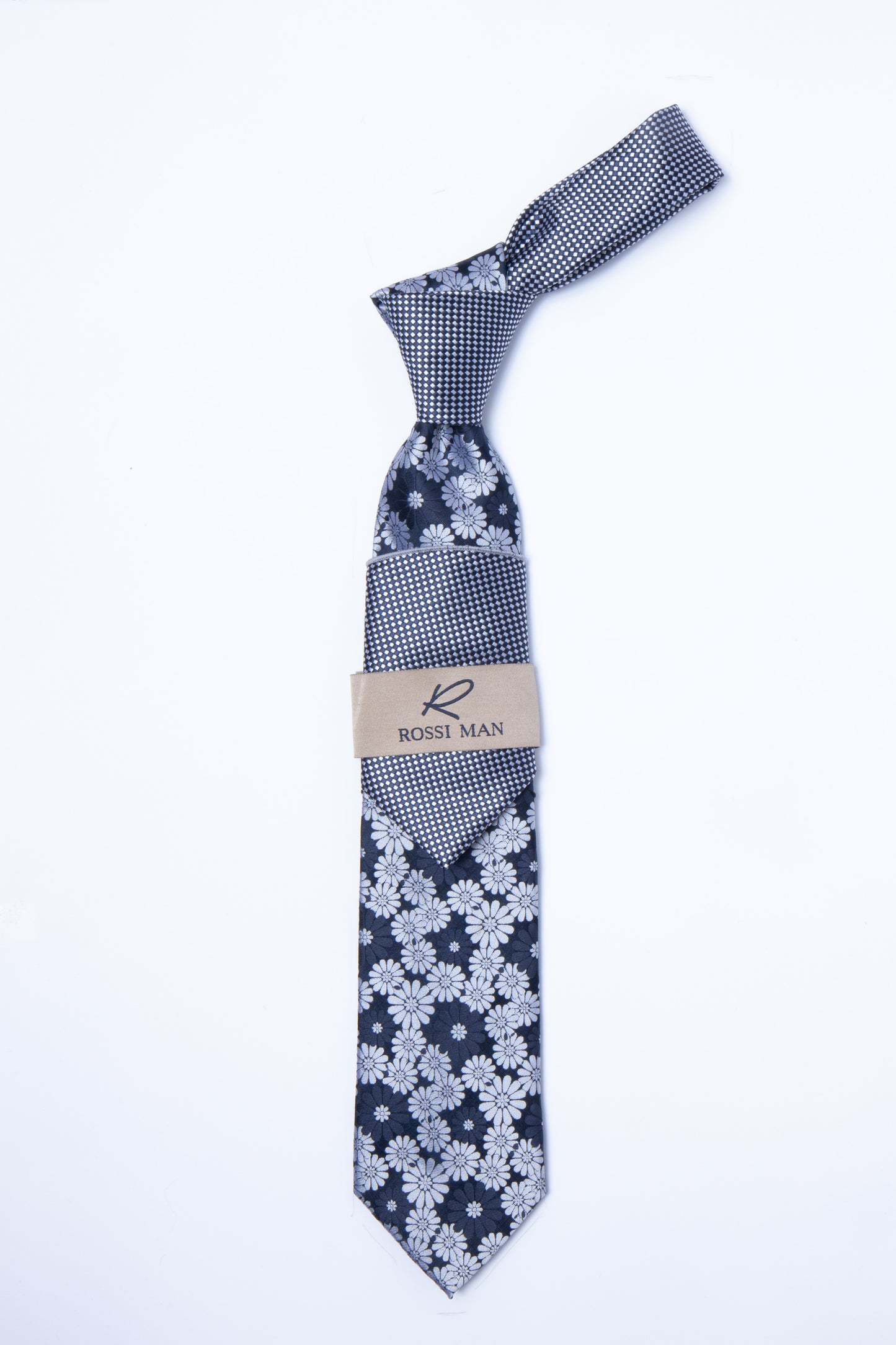 Rossi Man Tie and Pocket Round TT324-8