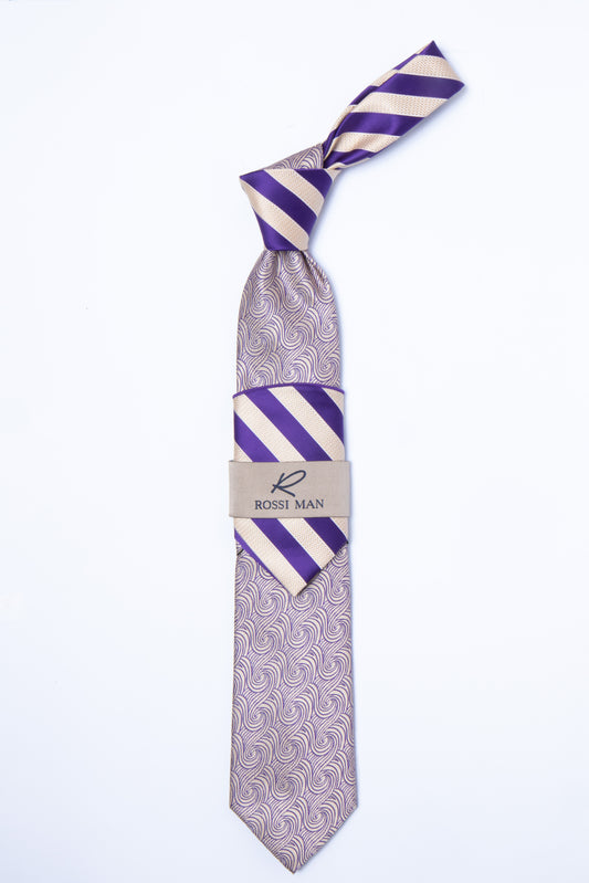 Rossi Man Tie and Pocket Round TT326-3