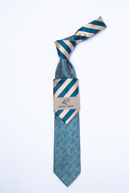 Rossi Man Tie and Pocket Round TT326-4