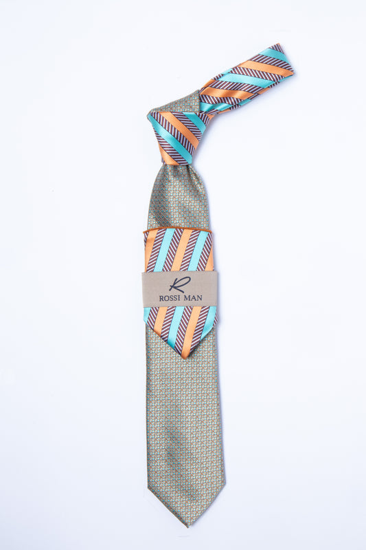 Rossi Man Tie and Pocket Round TT327-5