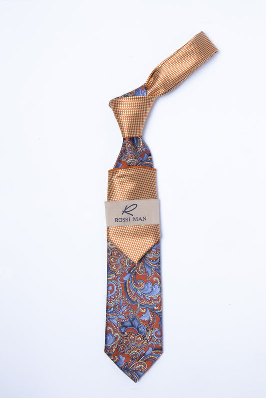 Rossi Man Tie and Pocket Round TT328-6
