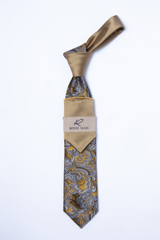 Rossi Man Tie and Pocket Round TT328-7