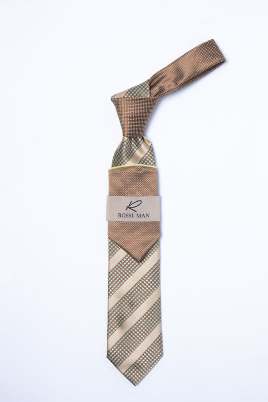 Rossi Man Tie and Pocket Round TT329-2