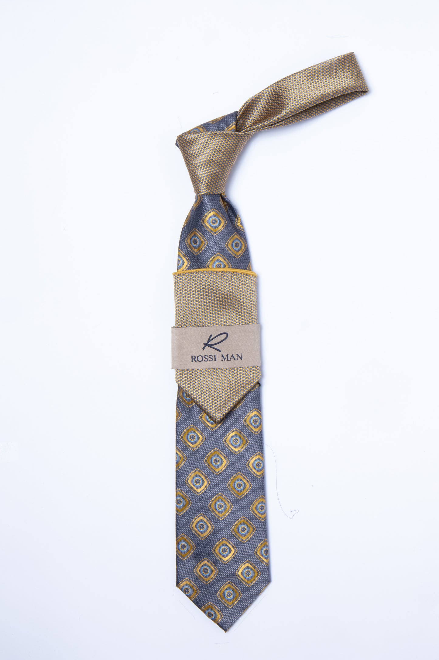 Rossi Man Tie and Pocket Round TT330-1