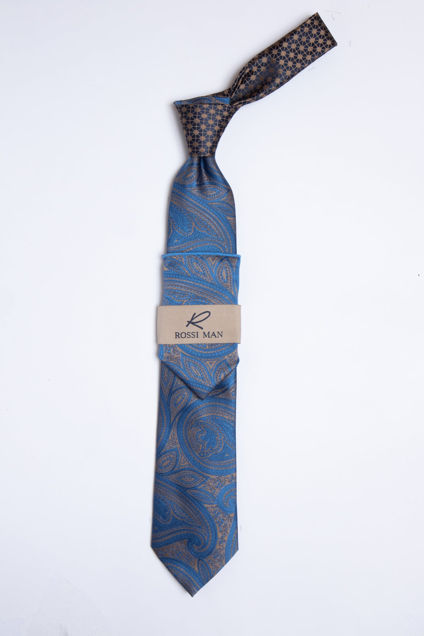 Rossi Man Tie and Pocket Round TT364-1