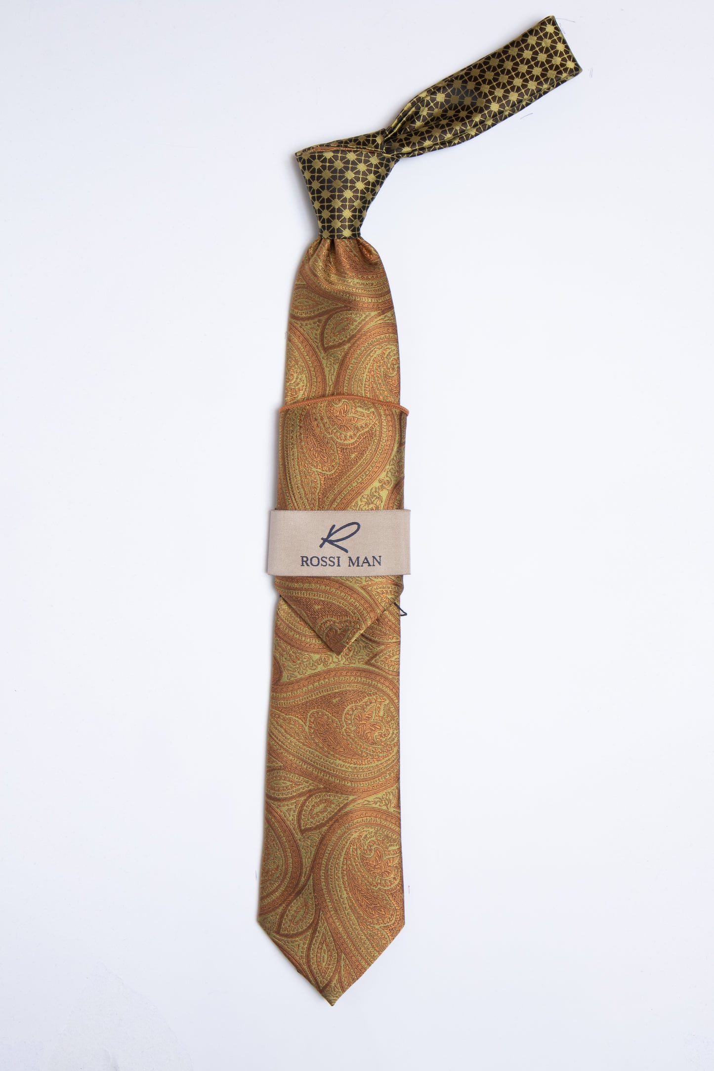 Rossi Man Tie and Pocket Round TT364-2