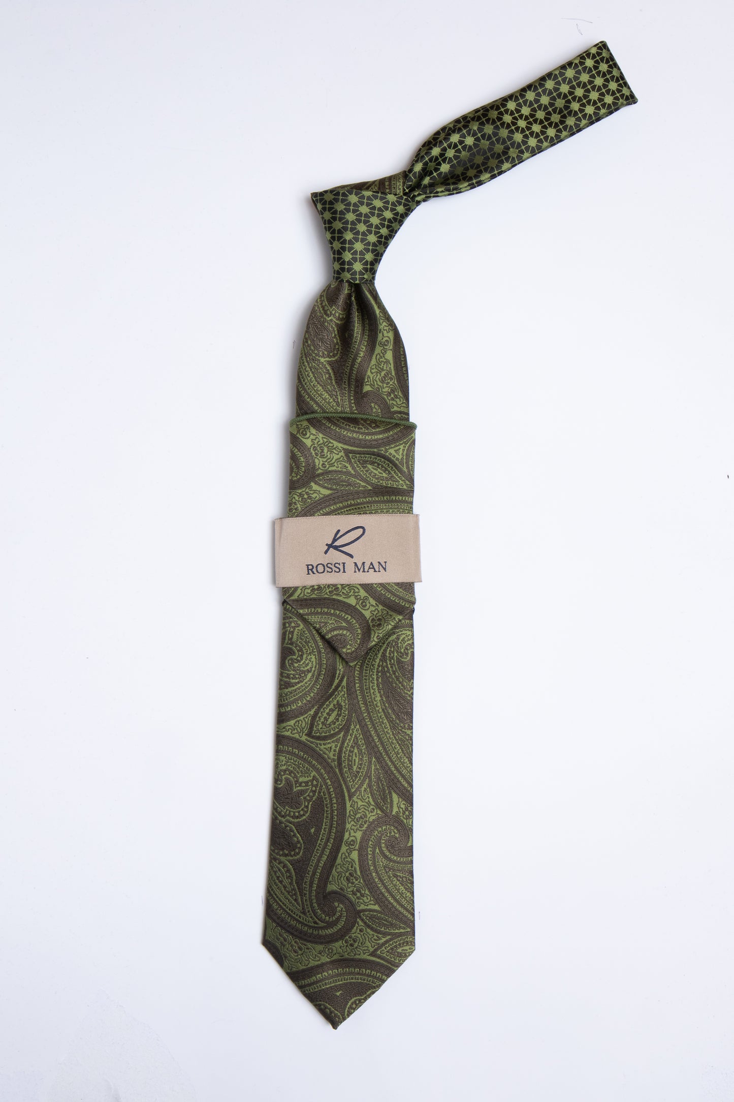 Rossi Man Tie and Pocket Round TT364-3