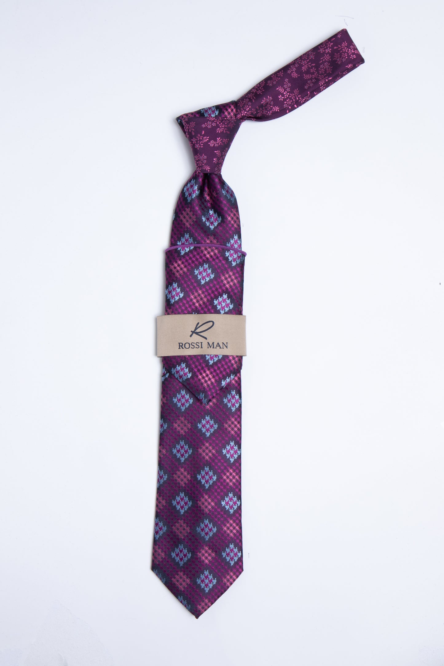 Rossi Man Tie and Pocket Round TT365-1