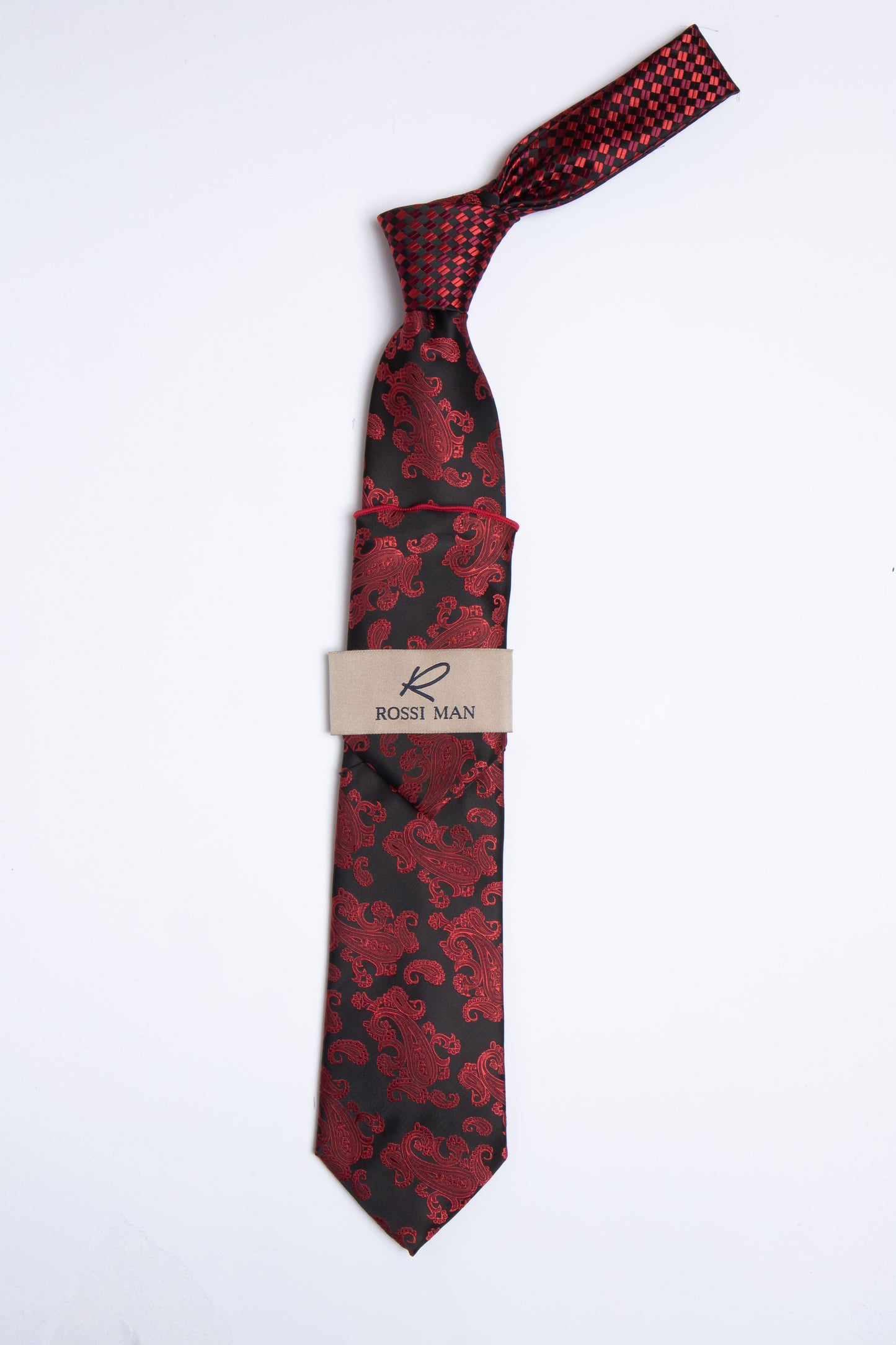 Rossi Man Tie and Pocket Round TT366-3