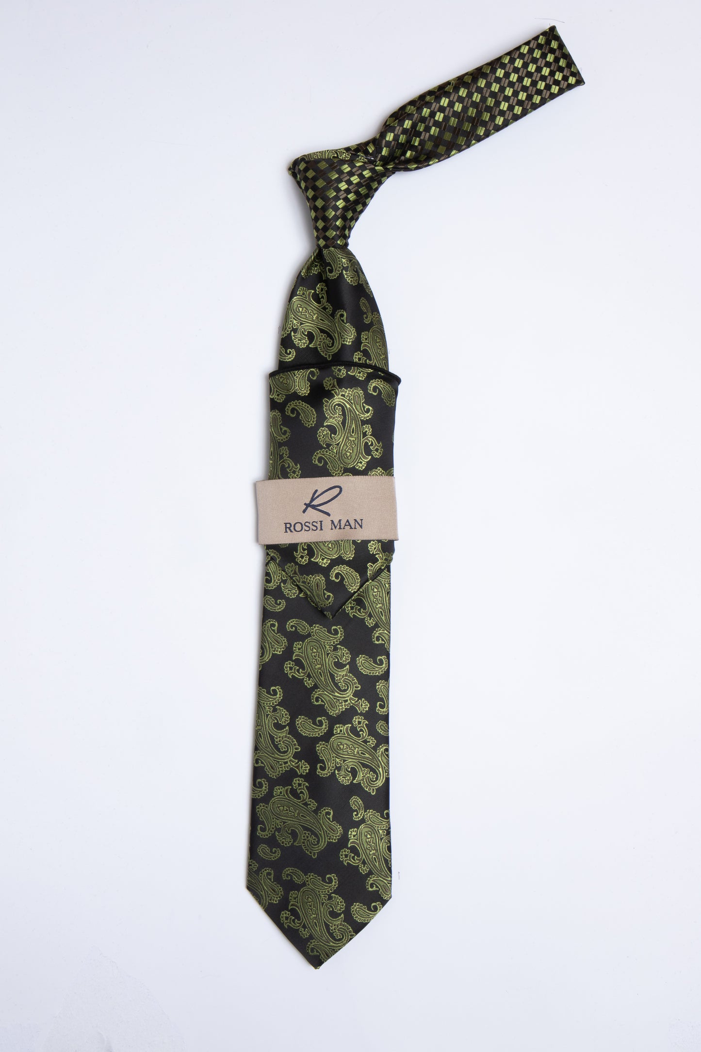 Rossi Man Tie and Pocket Round TT366-4
