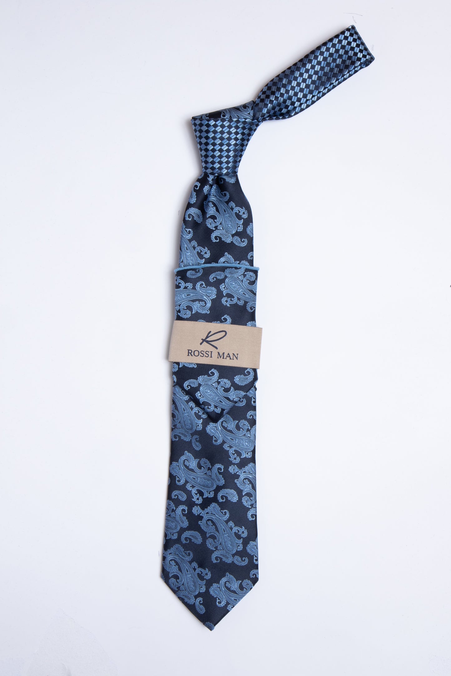 Rossi Man Tie and Pocket Round TT366-5