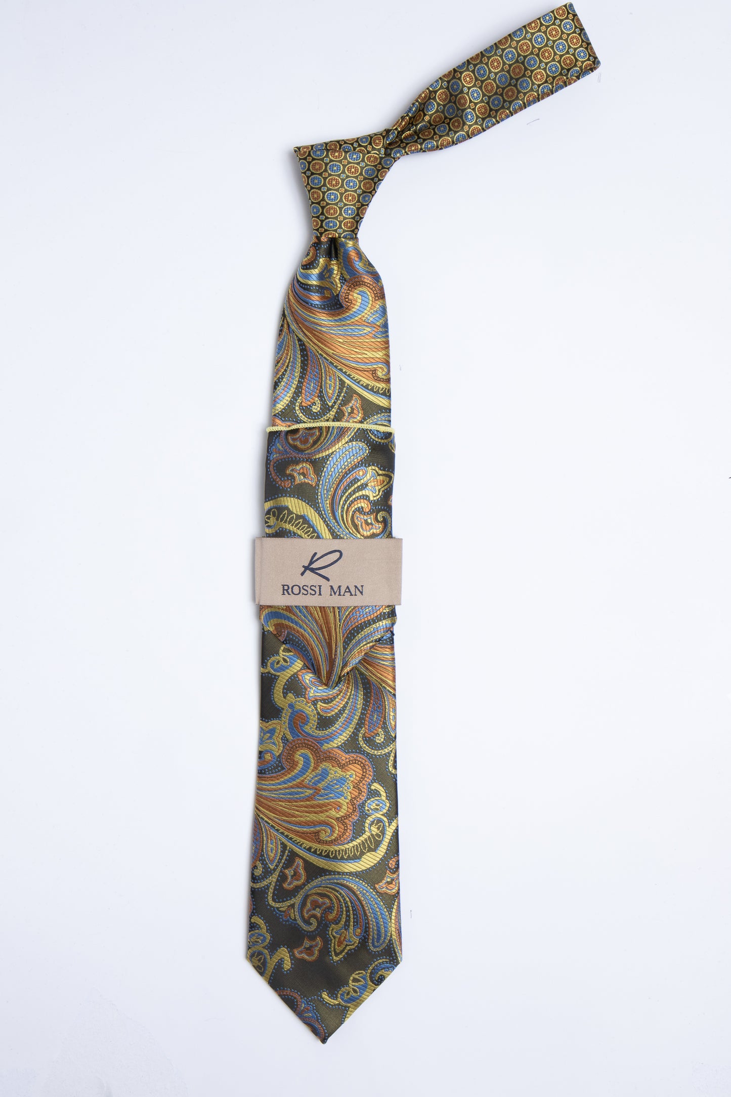 Rossi Man Tie and Pocket Round TT367-6