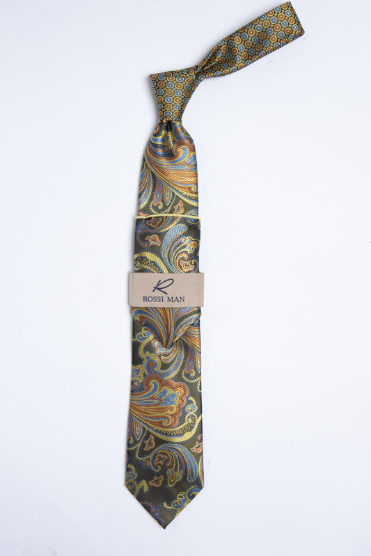 Rossi Man Tie and Pocket Round TT367-6