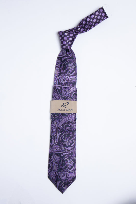 Rossi Man Tie and Pocket Round TT368-2