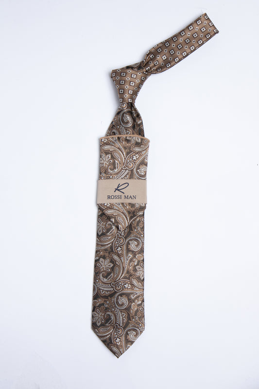 Rossi Man Tie and Pocket Round TT368-4