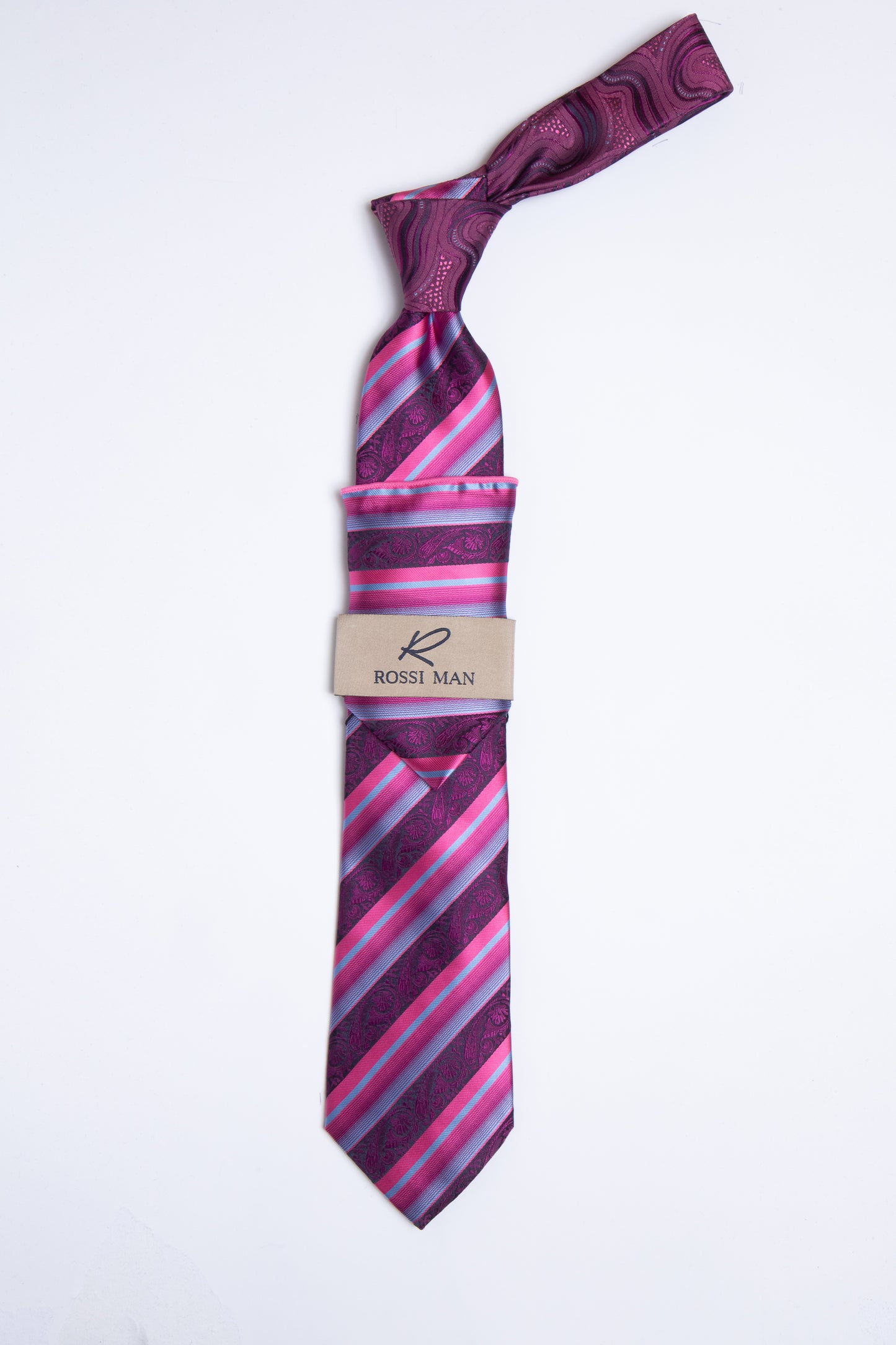 Rossi Man Tie and Pocket Round TT369-4