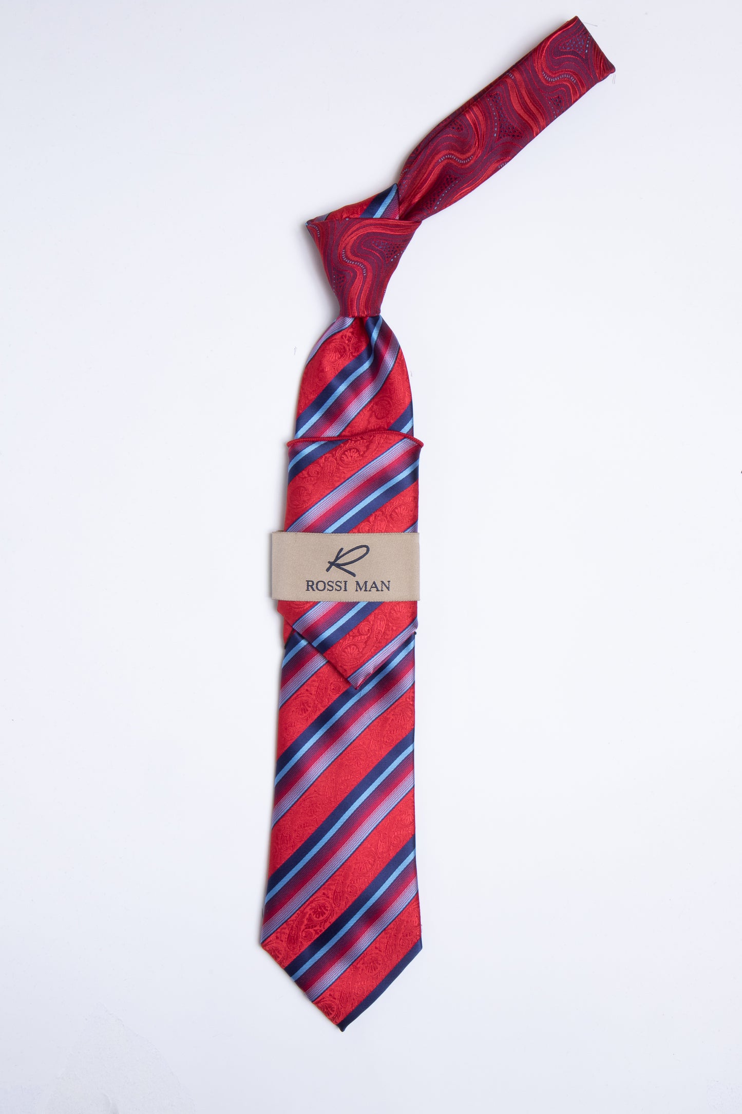 Rossi Man Tie and Pocket Round TT369-5