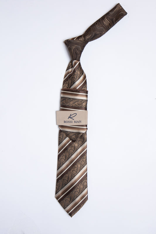 Rossi Man Tie and Pocket Round TT369-8