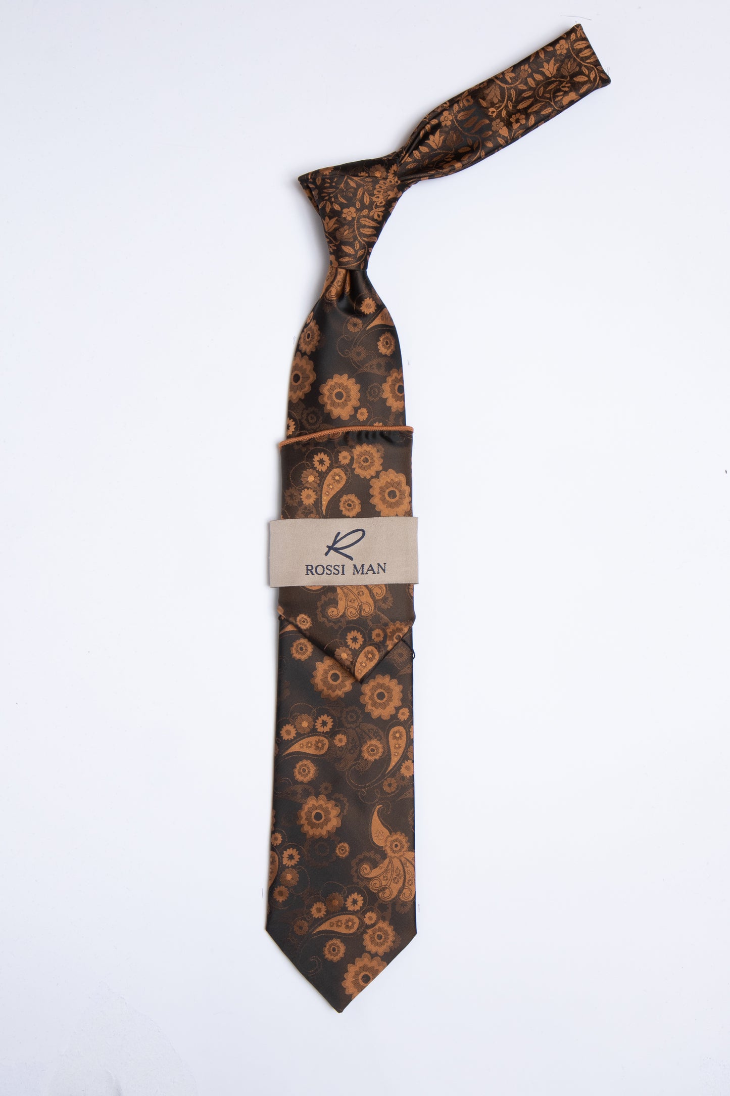 Rossi Man Tie and Pocket Round TT370-1