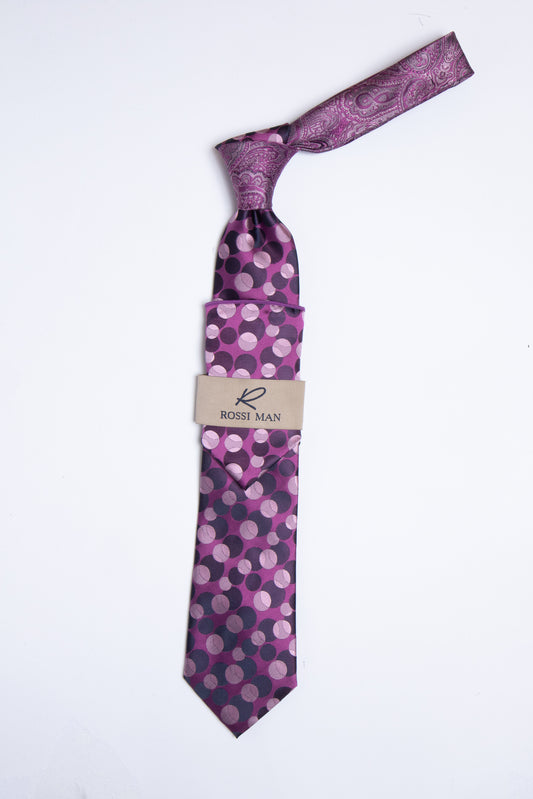 Rossi Man Tie and Pocket Round TT371-7