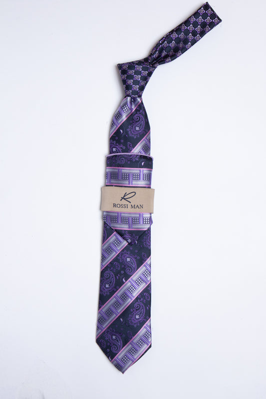 Rossi Man Tie and Pocket Round TT372-1