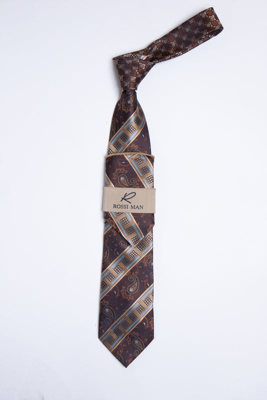Rossi Man Tie and Pocket Round TT372-2