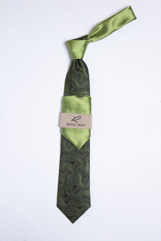 Rossi Man Tie and Pocket Round TT374-1