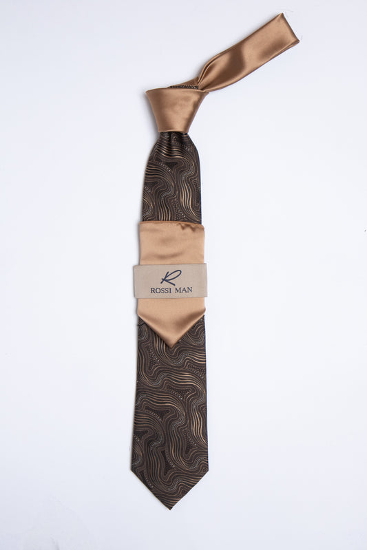 Rossi Man Tie and Pocket Round TT374-5