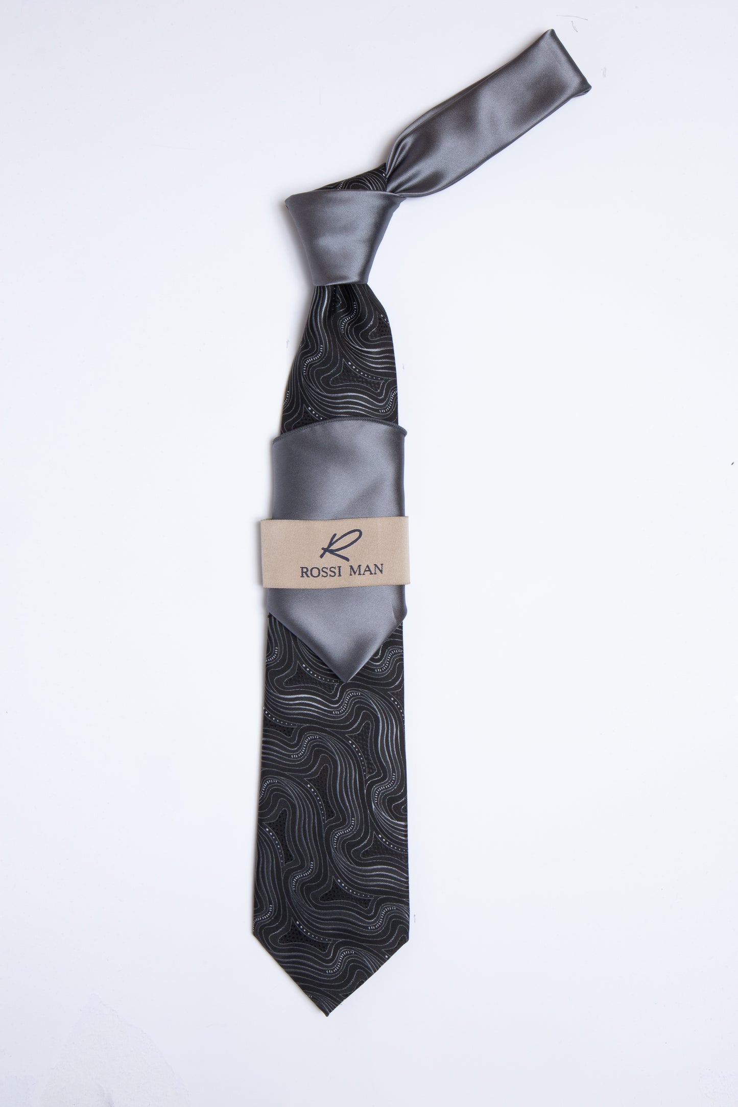 Rossi Man Tie and Pocket Round TT374-6