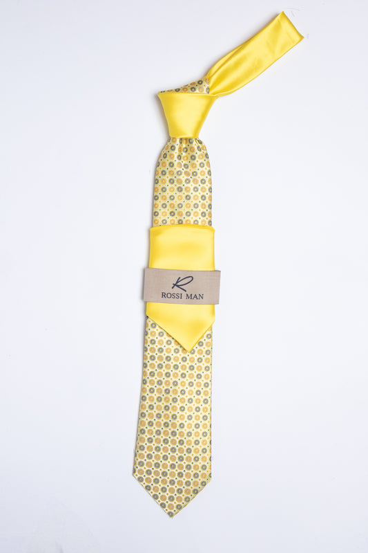 Rossi Man Tie and Pocket Round TT376-2