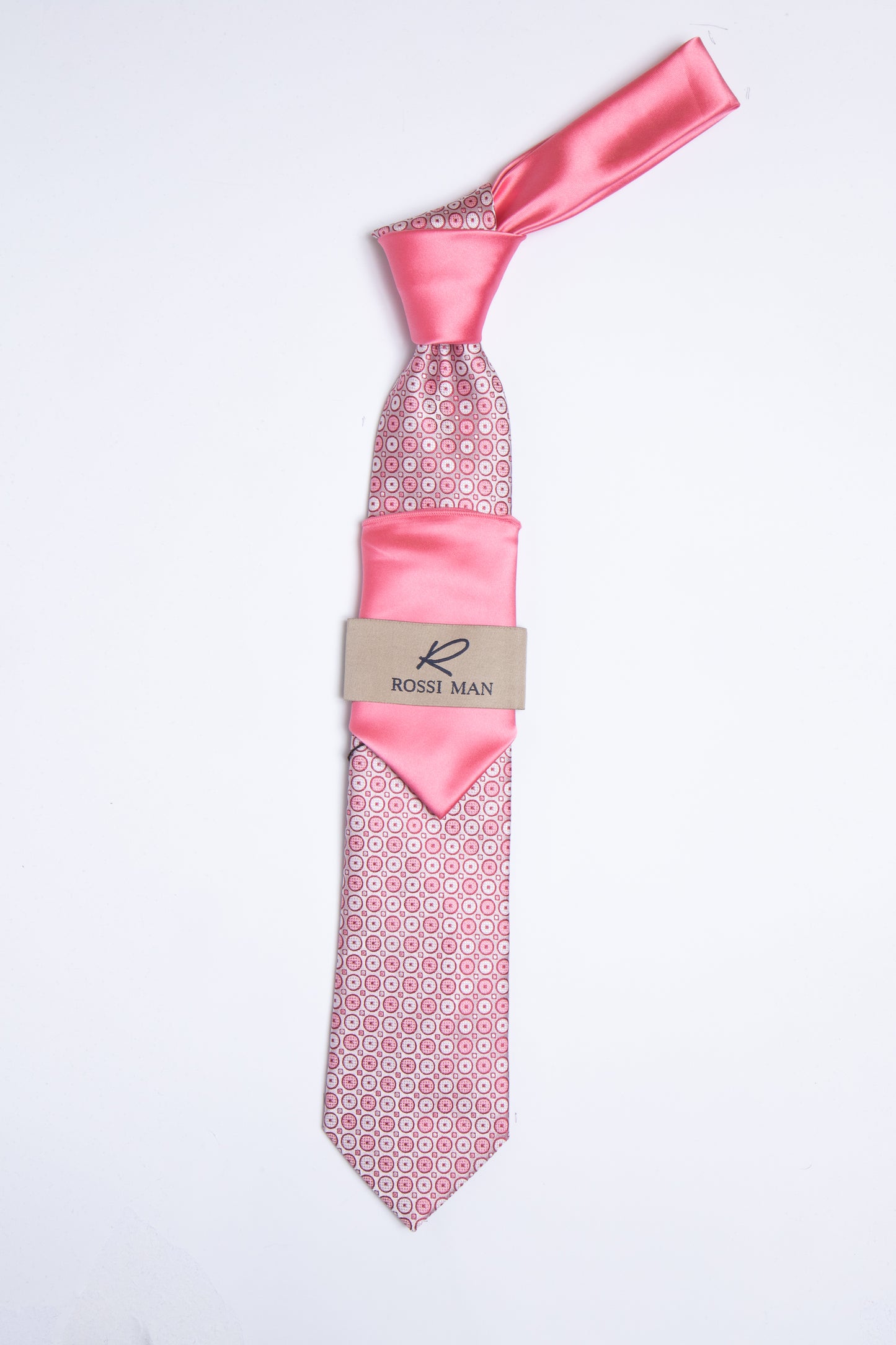 Rossi Man Tie and Pocket Round TT376-3