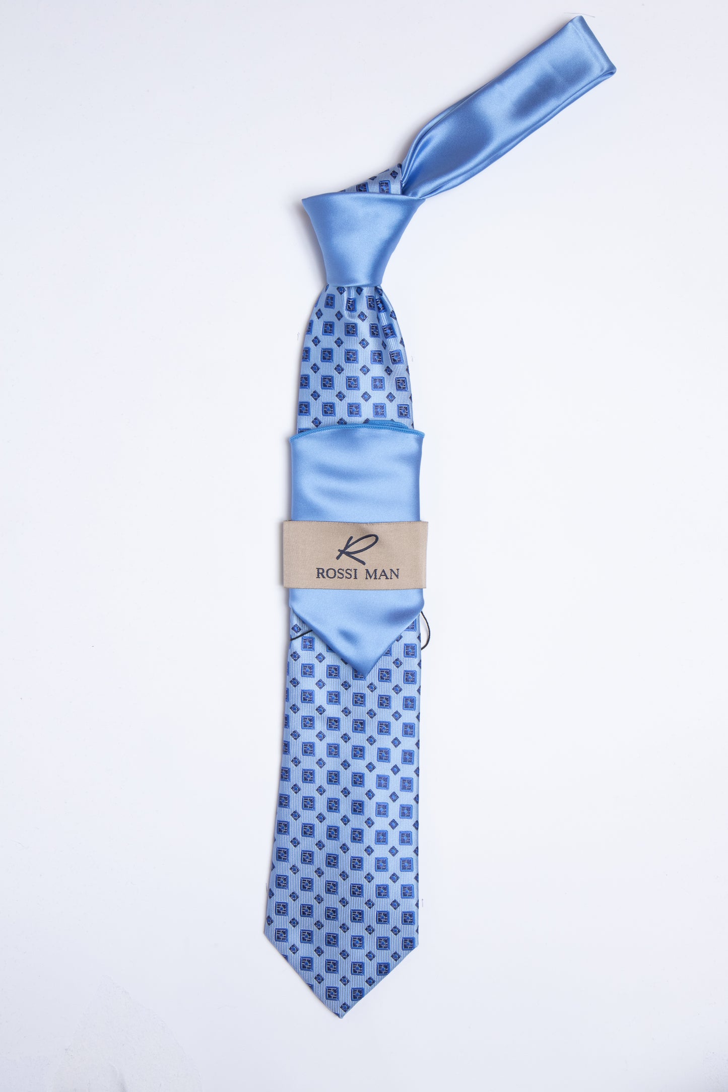 Rossi Man Tie and Pocket Round TT379-3