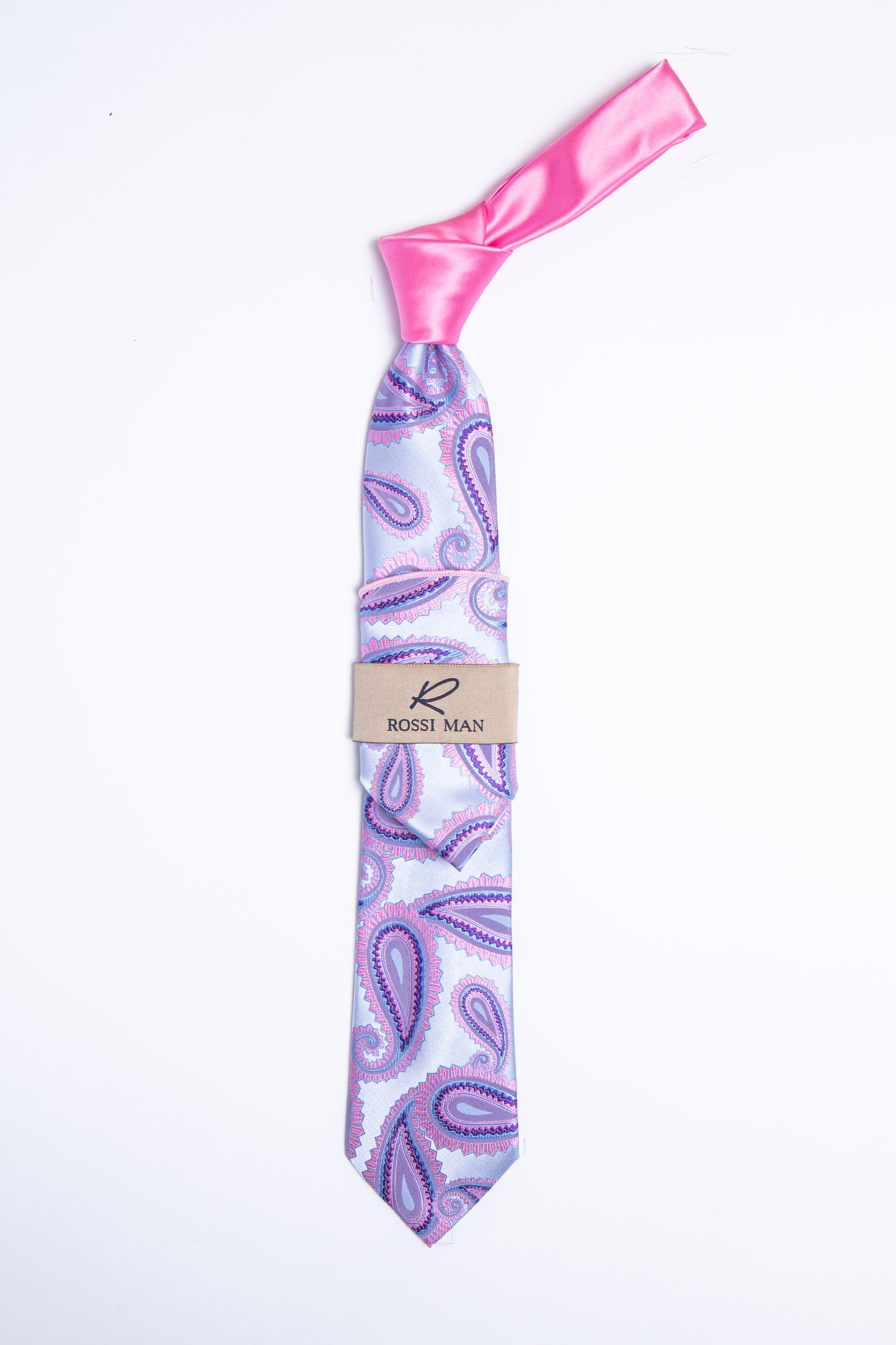 Rossi Man Tie and Pocket Round TT401-4