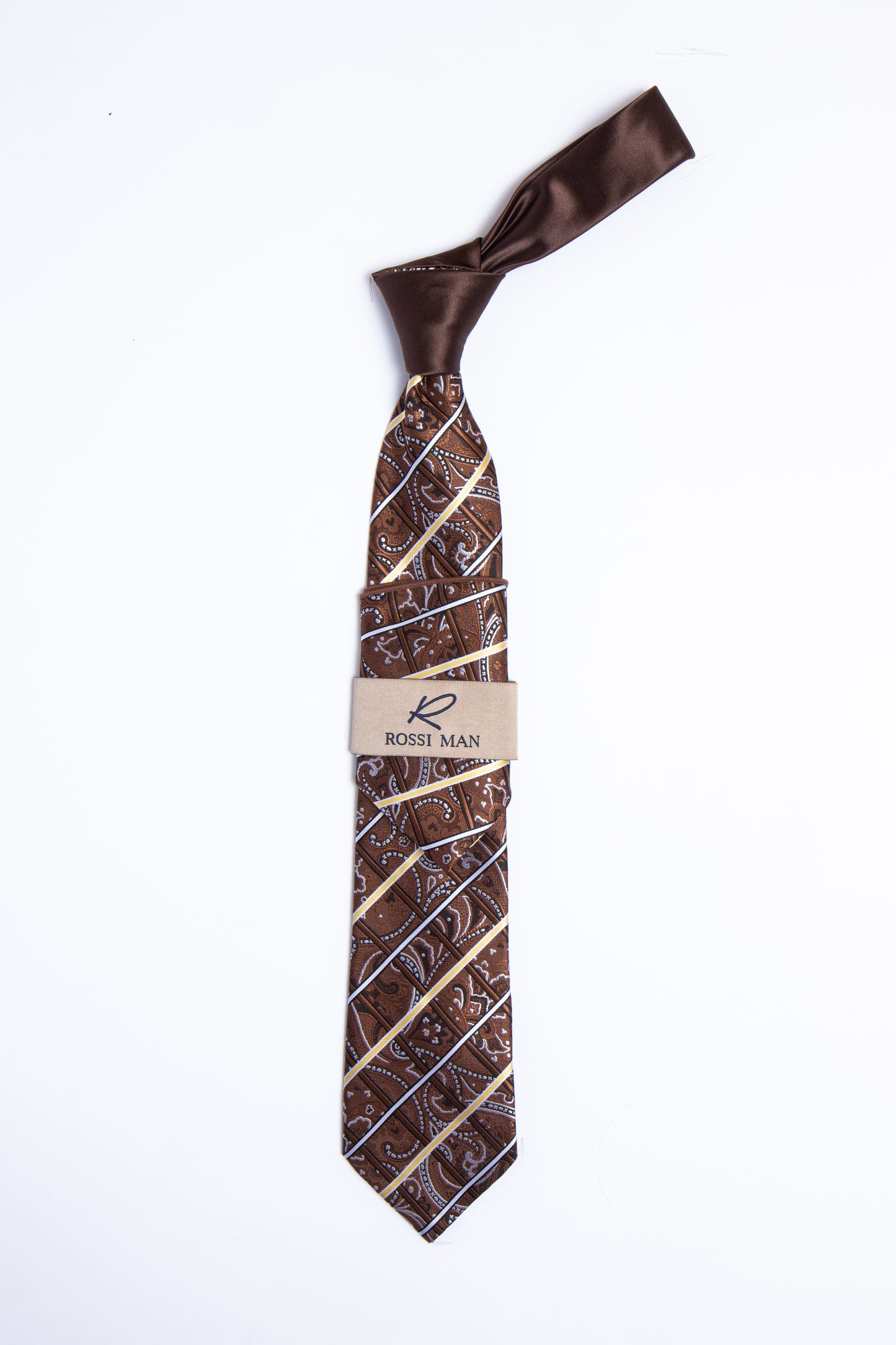 Rossi Man Tie and Pocket Round TT402-2
