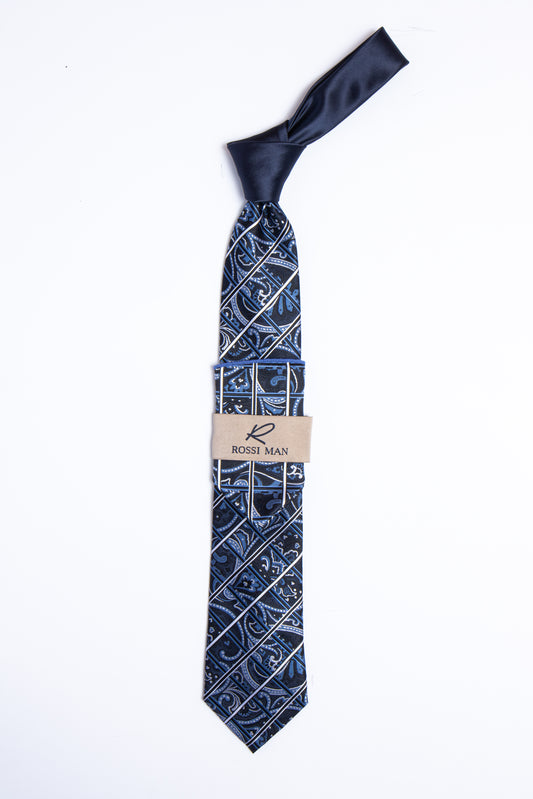 Rossi Man Tie and Pocket Round TT402-6