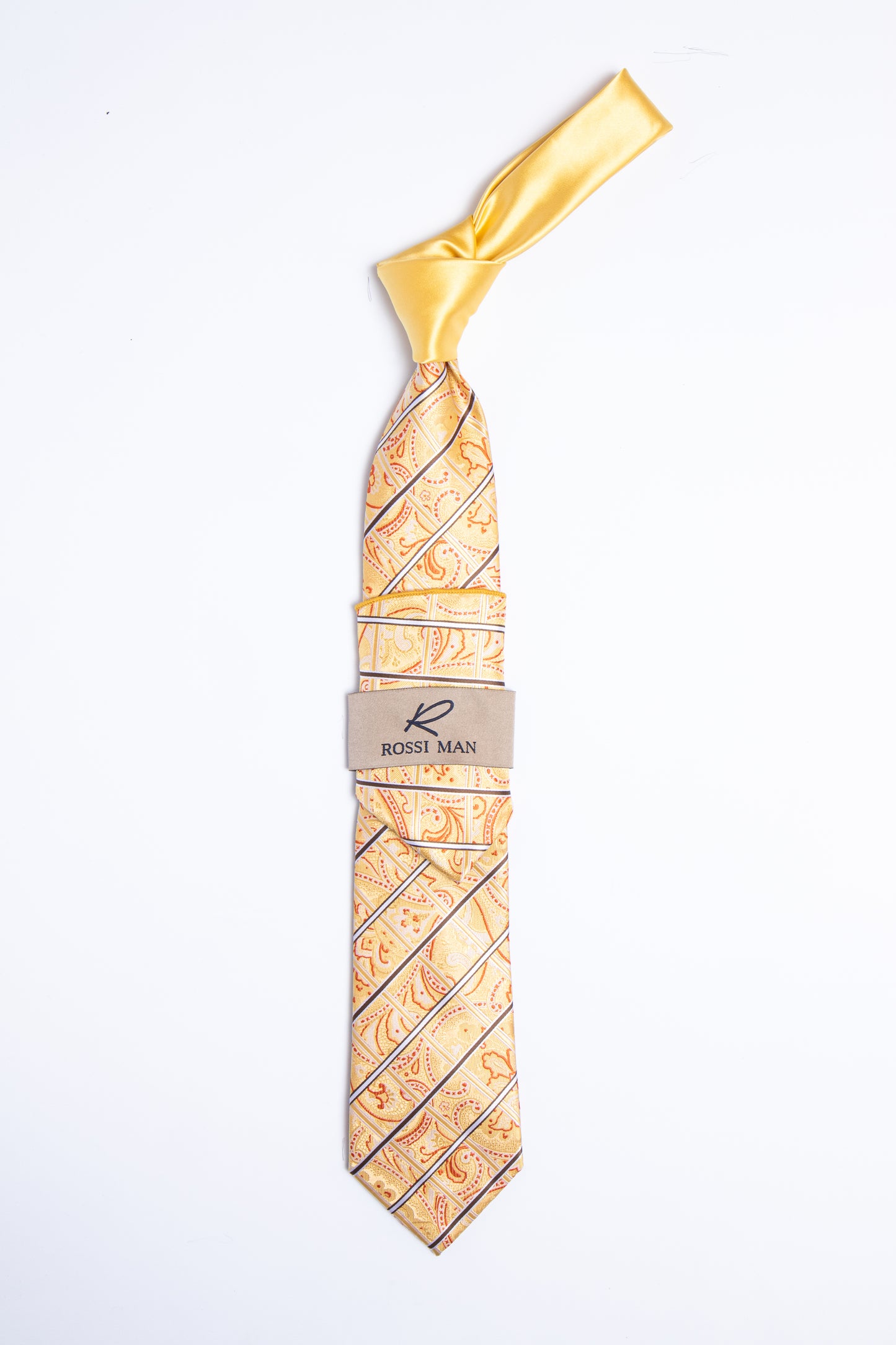 Rossi Man Tie and Pocket Round TT402-7