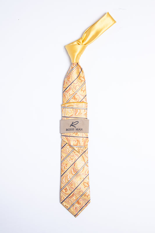 Rossi Man Tie and Pocket Round TT402-7