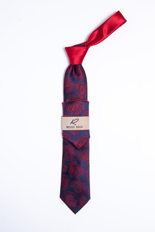 Rossi Man Tie and Pocket Round TT403-2